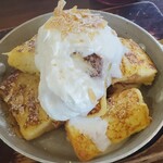 星乃珈琲店 - フレンチトースト生クリームすぐ溶けちゃう