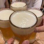 スミヤキ エビス - やっぱり乾杯は生ビール♫