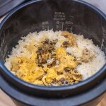 うを徳 - 2024.7 奥尻島産ムラサキウニと青森産天然ホヤのおこわ