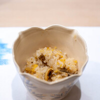 うを徳 - 2024.7 奥尻島産ムラサキウニと青森産天然ホヤのおこわ