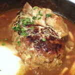 ハンバーグ ウィル - 赤ワイン煮込み　ハンバーグアップ