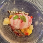 ホテルエミシア東京立川 - フルーツゼリーとブルーベリーヨーグルトムース
