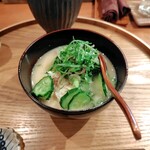 あまおと - ごまのきいた冷や汁焼き鯵かな？