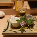 熊本 鮨 銀座ふくじゅ - 前菜3種盛り