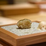 熊本 鮨 銀座ふくじゅ - アオリイカとろろ昆布◎