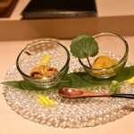 熊本 鮨 銀座ふくじゅ - ◆雲丹食べ比べ