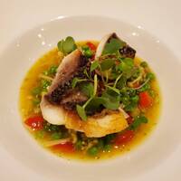 ラ ポルト ヴェール - 魚料理(真鯛のポワレ)