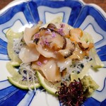 閑祥庵 禅紫 - つぶ貝の刺身