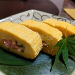 閑祥庵 禅紫 - 烏骨鶏の玉子焼き明太子入り