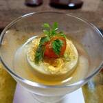 閑祥庵 禅紫 - とうもろこしの豆腐