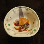 鮨でですけ - 雲丹・鰤・新タマネギ