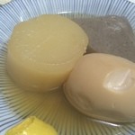 屋台 武ちゃん - 先ずは定番の「おでん」から。