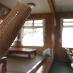 丸吉食堂 - サービスの黒糖味のアイスキャンデー