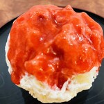 こひる庵 - 濃厚あざやかないちごシロップ美味しすぎた╰(*´︶`*)╯♡