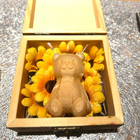 薪焼き flamma - まずは小さい玉手箱？って思ったクマちゃんが出てきます