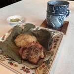 赤坂 桃の木 - 広東叉焼と蓮の葉ちまき