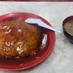 登貴 - 料理写真:2014年３月　天津飯大盛り