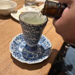 炭火やきとり 鳥重 - 日本酒は800円で春霞でした