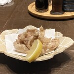 民芸茶屋 御用 - 鶏皮せんべい