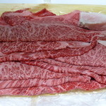 金谷 - 買ってきたすき焼き肉500g