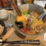 貝出汁沖縄そばキセキ - 海老出汁MAXセット