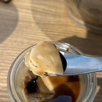 貝出汁沖縄そばキセキ - 黒糖プリンも濃厚〜