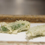 日本橋 蕎ノ字 - オクラ　塩で