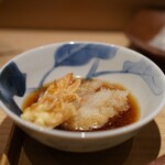 日本橋 蕎ノ字 - 海老頭② 天つゆで