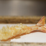 日本橋 蕎ノ字 - 海老① 塩で