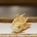 日本橋 蕎ノ字 - 海老頭① 塩で