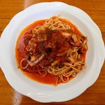 マーシー - 料理写真:令和6年7月 営業時間(11:00〜21:00)
冷製トマトソースきのこ(しめじ、しいたけ、エリンギ) 税込1350円