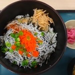 米山サービスエリア(上り線)フードコート - しらす丼