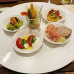 アチェーロ - 本日の前菜盛り合わせ