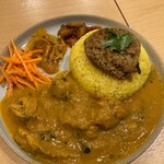 スパイスパレット - チキン&キーマ