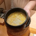 西麻布 大竹 - お食事／とうもろこしご飯