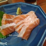 食彩ひらお - 新鮮なサーモン。