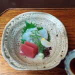 そば会席 立会川 吉田家 - お造り