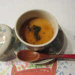 料亭 金鍋 - ふぐの白子蒸し