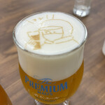 サントリー 天然水のビール工場 東京・武蔵野ブルワリー - 醸造家の可愛いイラストもあります