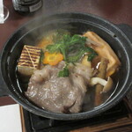 料亭 金鍋 - 牛すき、出来ました