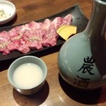 アリラン - マッコリです。甘酒のつもりで飲むと酔います＞＜