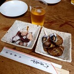 大甚 本店 - 味付け蛸とつぶ煮