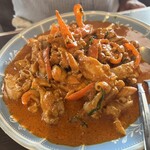 タイハッピーレストラン - 鶏肉のレッドカレー　1500円