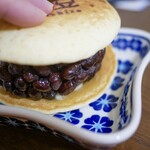 東京あんぱん 豆一豆 - 東京あんパンケーキ　半分レンチン後