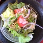 寿し幸 - シャキシャキのサラダ。