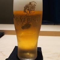鮨 近藤 - ビールはYEBISU