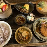 珈琲屋 Wacca - ササミフライ甘酢あんかけランチ