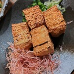 澤乃茶屋 源八 - 揚げたて厚揚げ385円