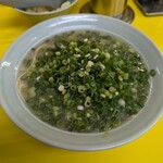 味心 - 塩とんこつラーメン　680円　ネギ盛り