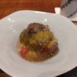 傳 - [2024年5月　訪問]スイカと穂紫蘇のジュレ。